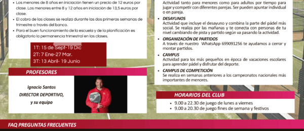 Imagen de la noticia ABIERTA INSCRIPCIÓN ESCUELA 25/26