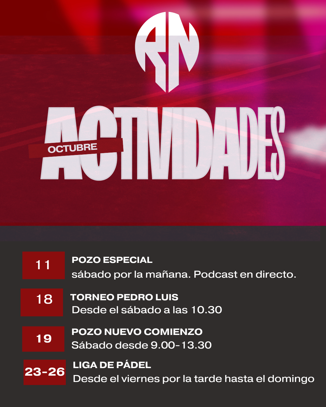 Imagen de la noticia Octubre en Reyno