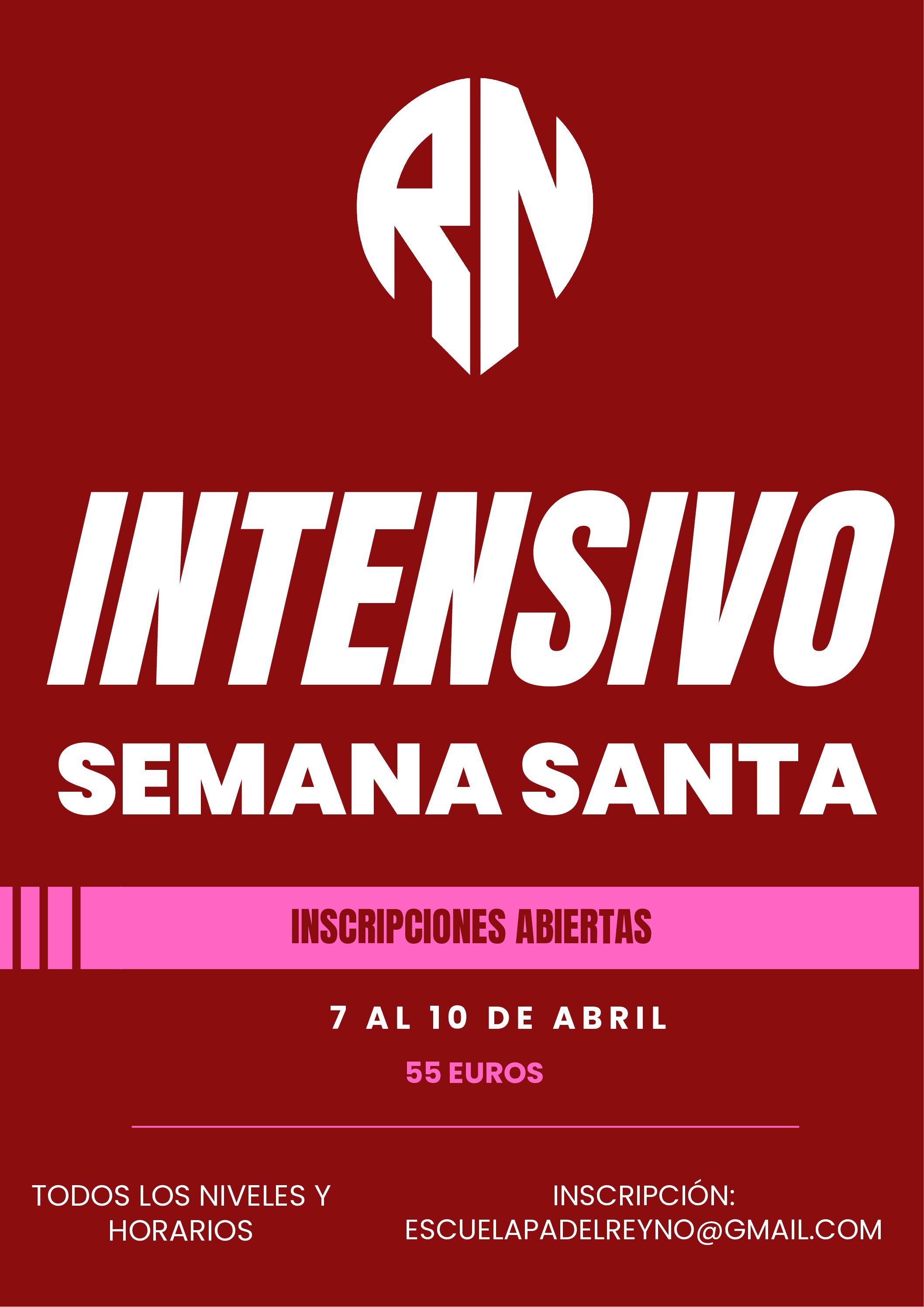 Imagen de la noticia Intensivos de Semana Santa