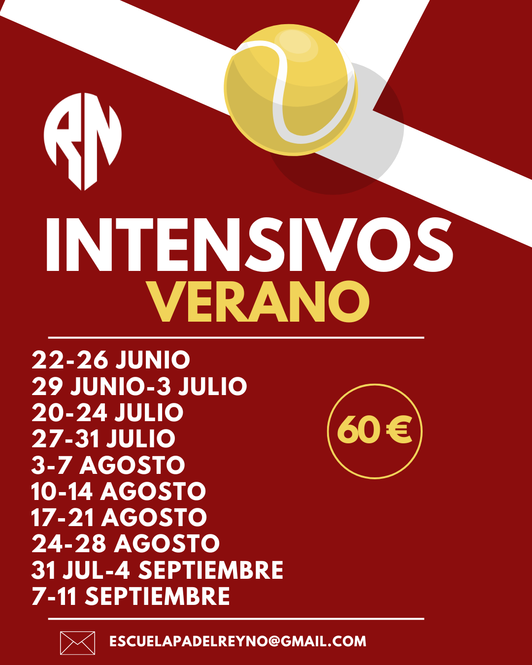 Imagen de la noticia Intensivos de Verano